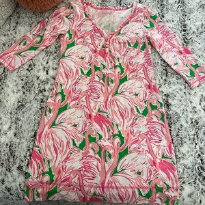 Lilly Pulitzer Flamingo Dress